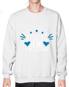 Boating is my valentine 4# - boats- Sweatshirt - Crew