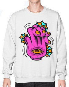 Bored high five 23# - cartoon general- Sweatshirt - Crew