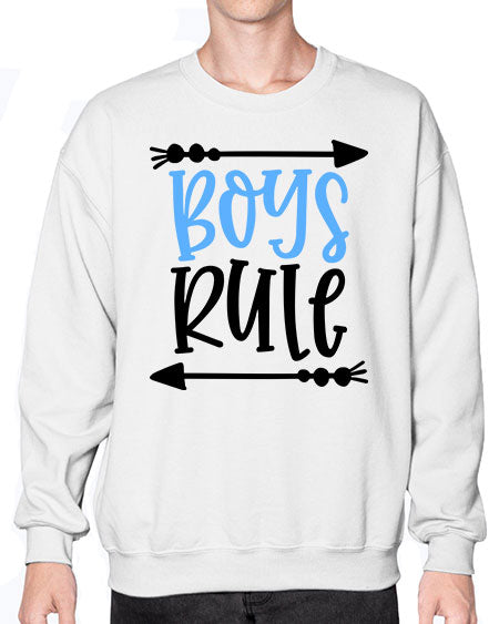 Boys Rule Style 283# - baby- Sweatshirt - Crew