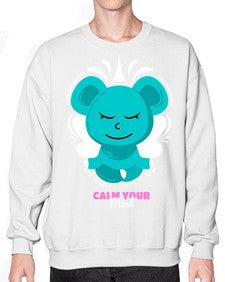 Calm Your Mind 189# - yoga- Sweatshirt - Crew