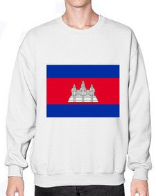 Cambodia 537# - world flags- Sweatshirt - Crew