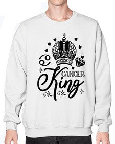 Cancer king 158# - cancer- Sweatshirt - Crew