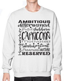 Capricorn 566# - capricorn- Sweatshirt - Crew