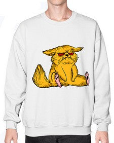 Cat 30# - cartoon animals- Sweatshirt - Crew