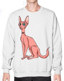 Cat 33# - cartoon animals- Sweatshirt - Crew