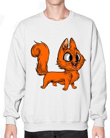 Cat 39# - cartoon animals- Sweatshirt - Crew