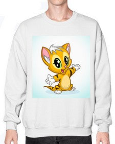 Cat 40# - cartoon animals- Sweatshirt - Crew