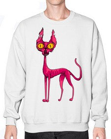 Cat 42# - cartoon animals- Sweatshirt - Crew