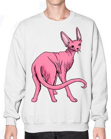 Cat 45# - cartoon animals- Sweatshirt - Crew