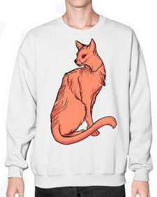 Cat 47# - cartoon animals- Sweatshirt - Crew