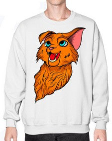 Cat 51# - cartoon animals- Sweatshirt - Crew