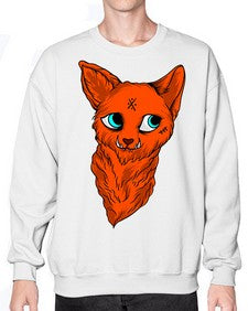Cat 53# - cartoon animals- Sweatshirt - Crew