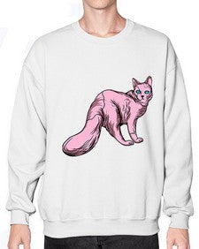 Cat 55# - cartoon animals- Sweatshirt - Crew
