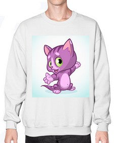 Cat 58# - cartoon animals- Sweatshirt - Crew