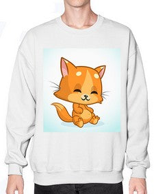 Cat 59# - cartoon animals- Sweatshirt - Crew