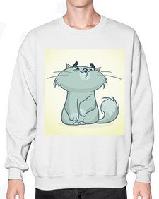 Cat 62# - cartoon animals- Sweatshirt - Crew