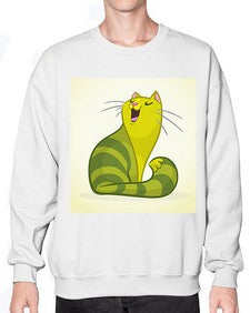 Cat 63# - cartoon animals- Sweatshirt - Crew