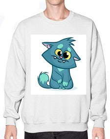 Cat 64# - cartoon animals- Sweatshirt - Crew