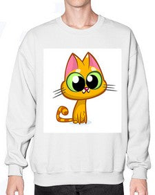 Cat 66# - cartoon animals- Sweatshirt - Crew