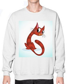 Cat 67# - cartoon animals- Sweatshirt - Crew