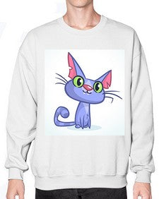 Cat 68# - cartoon animals- Sweatshirt - Crew