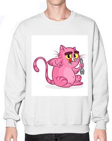 Cat 71# - cartoon animals- Sweatshirt - Crew