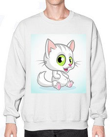 Cat 72# - cartoon animals- Sweatshirt - Crew