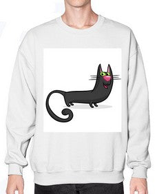 Cat 73# - cartoon animals- Sweatshirt - Crew