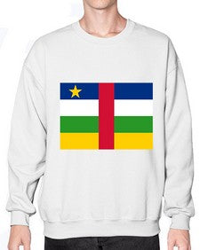Central African Republic 551# - world flags- Sweatshirt - Crew