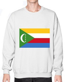 Comoros 612# - world flags- Sweatshirt - Crew