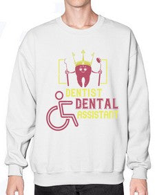 Dentist dental assistant Style 113# - dentist- Sweatshirt - Crew
