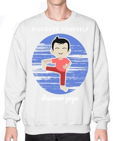 Discover Yourself Discover Yoga 199# - yoga- Sweatshirt - Crew