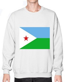 Djibouti 670# - world flags- Sweatshirt - Crew