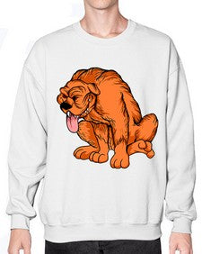 Dog 100# - cartoon animals- Sweatshirt - Crew