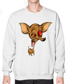 Dog 106# - cartoon animals- Sweatshirt - Crew