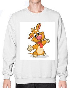 Dog 86# - cartoon animals- Sweatshirt - Crew