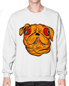 Dog 95# - cartoon animals- Sweatshirt - Crew