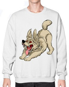 Dog 96# - cartoon animals- Sweatshirt - Crew