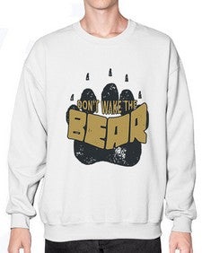 Dont wake the bear 4# - cartoon animals- Sweatshirt - Crew