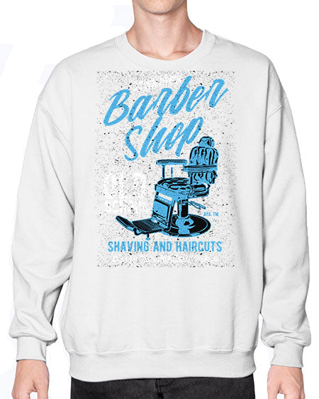 Downtown Barbershop730# - barber- Sweatshirt - Crew