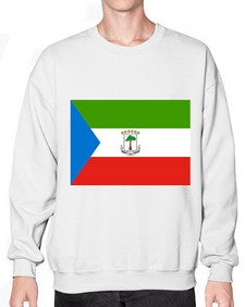 Equatorial Guinea 711# - world flags- Sweatshirt - Crew