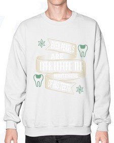 Even pearls are dark before Style 150# - dentist- Sweatshirt - Crew