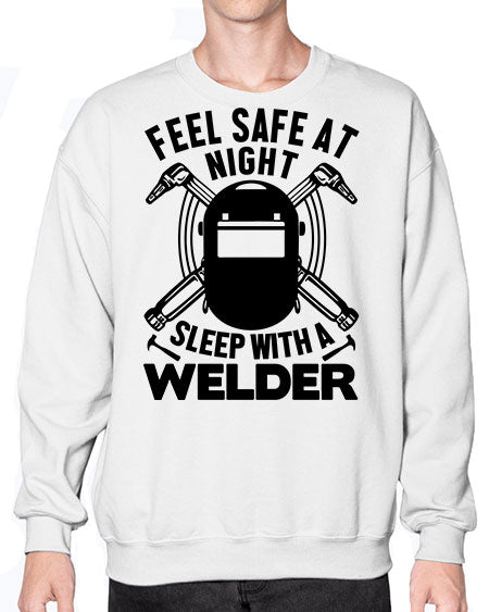 Feel safe at night Style 777# - welder- Sweatshirt - Crew