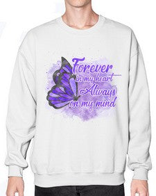 Forever In My Hear Alzheimer 149# - alzheimers- Sweatshirt - Crew