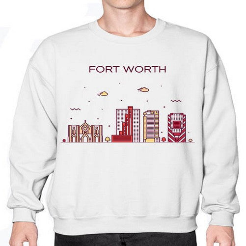 FortWorth 740# - cities- Sweatshirt - Crew