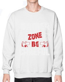 Gamer zone Be careful 18# - video games- Sweatshirt - Crew