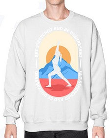 Get Stretched 225# - yoga- Sweatshirt - Crew
