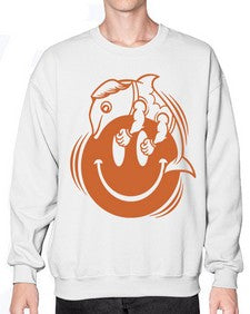 Give smile get hugs 131# - cartoon general- Sweatshirt - Crew