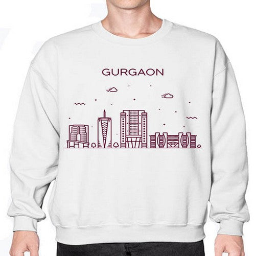 Gurgaon 797# - cities- Sweatshirt - Crew
