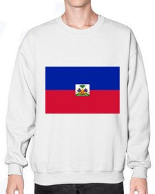 Haiti 802# - world flags- Sweatshirt - Crew